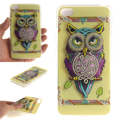 

Owl Pattern Soft Thin TPU Rubber Silicone Gel Case Cover for Lenovo S90-t