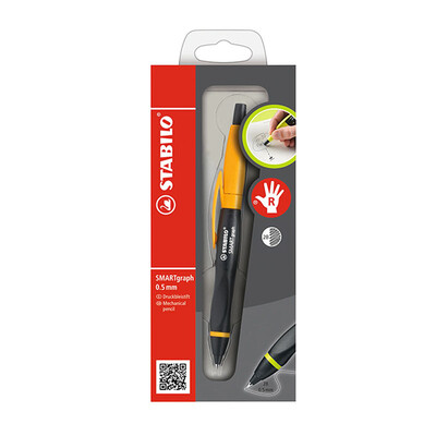 

STABILO 1842 4-12B intelligent music 05mm automatic pencil pen black orange