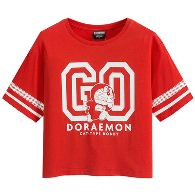 

Semir T-shirt short-sleeved T-shirt female summer cartoon half-sleeved loose cotton couple models 12216000131 white tone