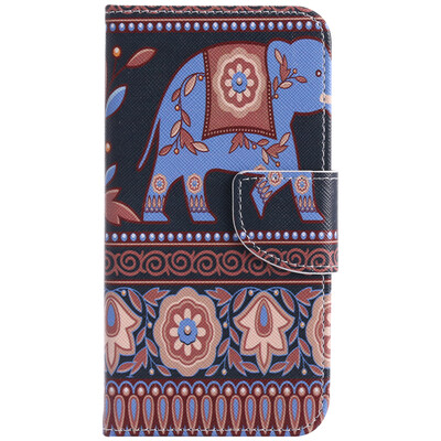 

Brown elephant Design PU Leather Flip Cover Wallet Card Holder Case for Google Pixel