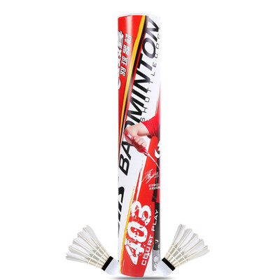 

DHS DHS badminton goose feathers 12 loaded three sections of training training TR412