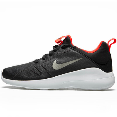 

Nike NIKE women's sports shoes KAISHI 2.0 PRINT classic light casual shoes 844898-400 black / bright red orange 38