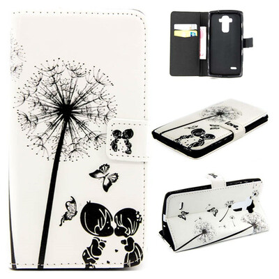 

Children&dandelion Design PU Leather Flip Cover Wallet Card Holder Case for LG Stylus LS770
