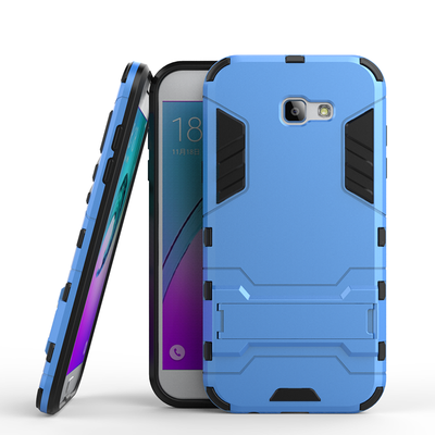 

Синий Slim Robot Armor Kickstand Ударопрочный жесткий корпус из прочной резины для SAMSUNG Galaxy A7 2017/A720