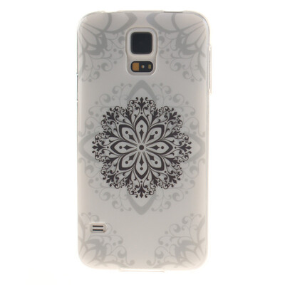 

Datura flowers Pattern Soft Thin TPU Rubber Silicone Gel Case Cover for SAMSUNG Galaxy S5 I9600