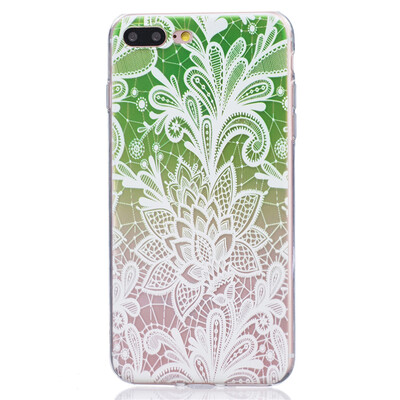 

Green gradient Pattern Soft Thin TPU Rubber Silicone Gel Case Cover for IPHON 7 Plus
