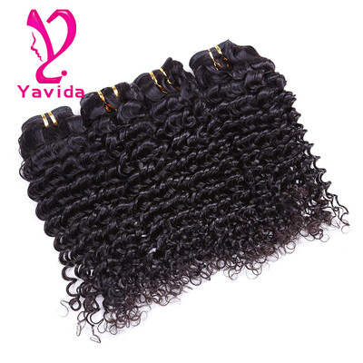 

peruvian virgin hair deep wave 4 bundles 100% human hair weaves Pervian curly hair extensions 7A peruvian deep wave curly hair