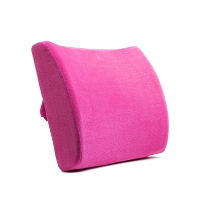 

Flying Feitian Increased Thicker Office Lumbar Cushion Four Seasons Seat Car Car Back Pad Memory Cotton Maternity Sleeves Velvet Rose