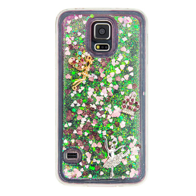 

Dynamic Quicksand Glitter Liquid Soft TPU Case Cover For SAMSUNG S5