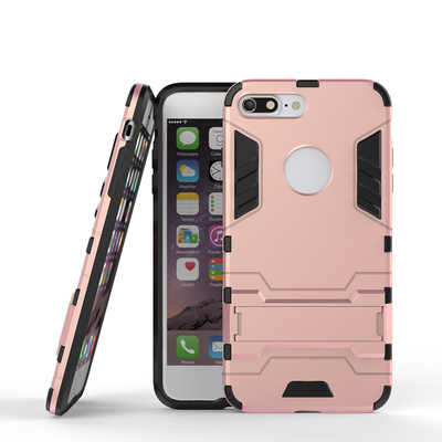 

Розовое золото Slim Robot Armor Kickstand Ударопрочный жесткий корпус из прочной резины для IPHONE 7 PLUS