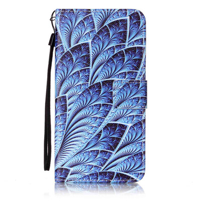 

Blue Dazzle Дизайн PU кожа флип Обложка Кошелек для карты памяти чехол для Samsung Galaxy J7（2016）/J7109