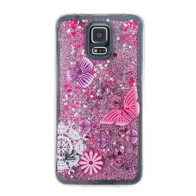 

Dynamic Quicksand Glitter Liquid Soft TPU Case Cover For SAMSUNG S5