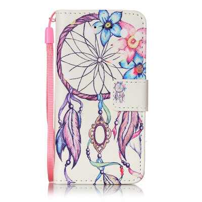 

Flower Bell Design PU Leather Flip Cover Wallet Card Holder Case for IPHONE 7PLUS
