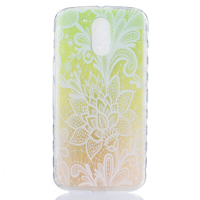 

Rose Pattern Soft Thin TPU Rubber Silicone Gel Case Cover for Moto G4/G4 Plus