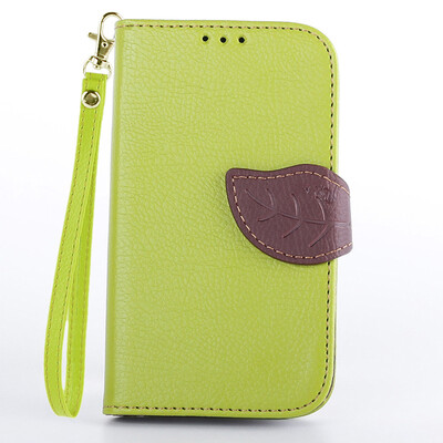 

Green Design PU Leather Flip Cover Wallet Card Holder Case for Nokia Lumia 520