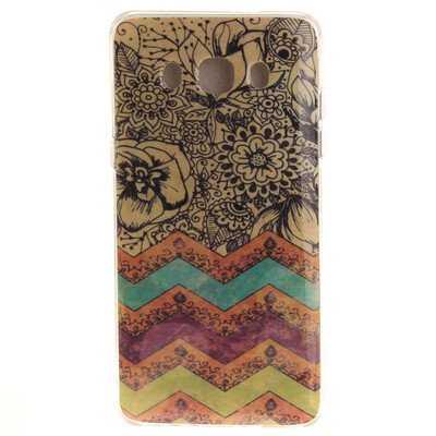 

Wave flower Pattern Soft Thin TPU Rubber Silicone Gel Case Cover for SAMSUNG GALAXY J5 2016/J510