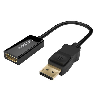 

QIC DFD-BK DP to DVI converter Displayport to DVI adapter HD interface cable Apple Macbook lightning port connected to high-definition TV projector