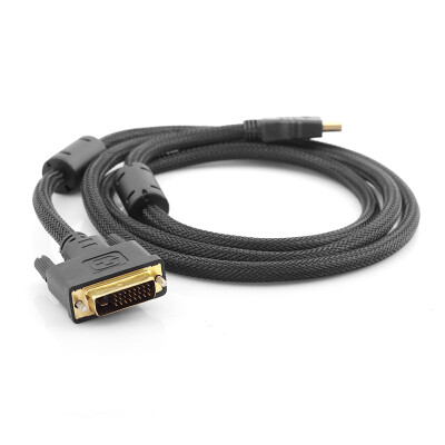 

REVOFREE CY-DH DVI to HDMI high-definition HDMI to DVI conversion cable computer TV monitor cable two-way interchange 3 meters