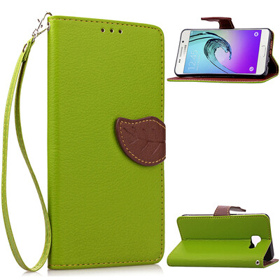 

Green Design PU Leather Flip Cover Wallet Card Holder Case for Samsung Galaxy A7(2016)/A7100