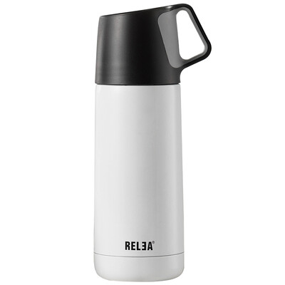 

【Jingdong Supermarket】 creature / RELEA 350ML creative portable couple stainless steel vacuum insulation cup cup cup student cup matte black