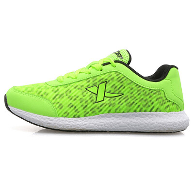 

(XTEP) Ms. casual lace jogging leopard movement running shoes 985218119762 green black 36