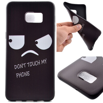 

Anger Pattern Soft Thin TPU Rubber Silicone Gel Case Cover for Samsung Galaxy S6 Plus
