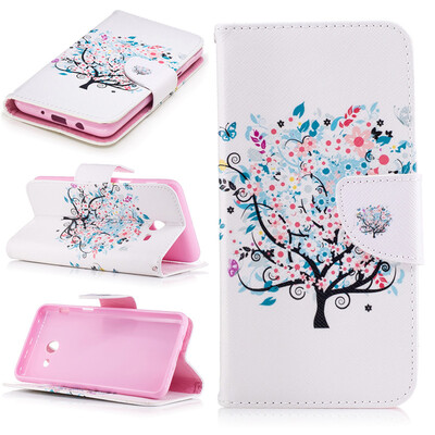 

Small tree Design PU Leather Flip Cover Wallet Card Holder Case for SAMSUNG Galaxy J5 2017/J530