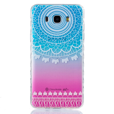 

Windbell Pattern Мягкий тонкий ТПУ Резиновая крышка случая силикона геля для SAMSUNG Galaxy J7 2016/J710