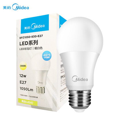

Midea LED Bulb 12W E27 Big Screw 3000K Warm White Single Pack