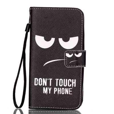 

Black Eyes Design PU Leather Flip Cover Wallet Card Holder Case for LG K8