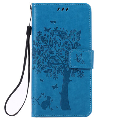 

Blue Tree Design PU кожа флип Обложка Кошелек Карты Держатель чехол для SONY Z3