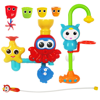 

Beffei Le buddyfun children bathing toys water duo duo shower combination with shower mini waterwheel