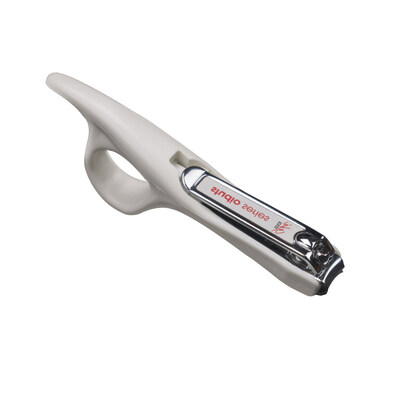

SEKI EDGE SS-103 Children's Nail Scissors (imported from Japan) Flat Nail Knives Stainless Steel Nail Clippers White
