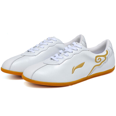 

Li Ning (LINING) белый 41 (маленький один ярдов) кожа Tai Chi обувь мужчины и женщины боевые искусства обувь практике обувь утром упражнения обувь обувь классические модели