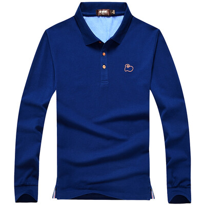 

BEJIROG Men's Long Sleeve POLO Shirt