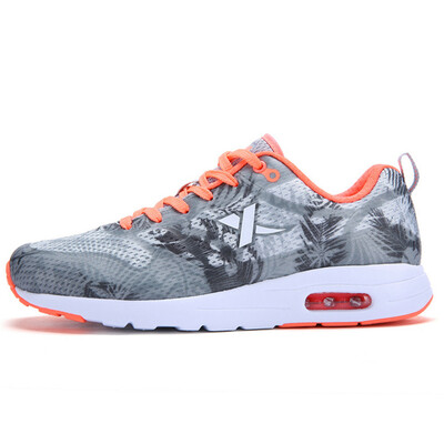 

(XTEP) women's shoes casual shoes female spring summer strap air cushion running shoes fashionable net breathable female sports shoes 984218325657 gray red 39 yards