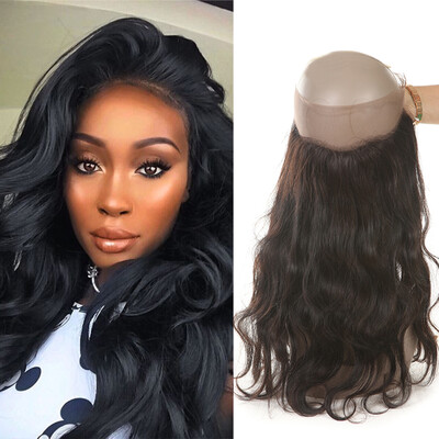 

Brazilian Body Wave 360 Lace Frontal Closure Bleached Knots Pre Plucked 360 Frontal Body Wave Cheap Lace Virgin Hair 360 Closure