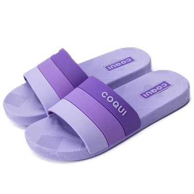 

[Jingdong supermarket] cool coqui bathroom slippers couple slippers gradient color home cool slippers purple 38 yards LJ85492