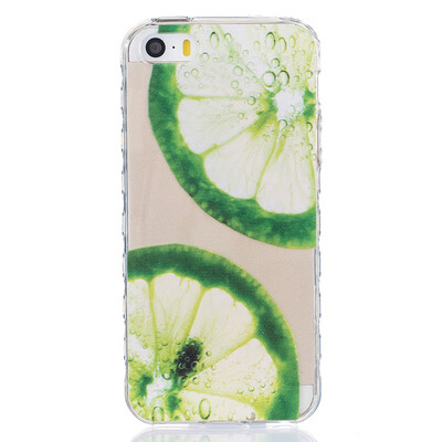 

Lemon Pattern Soft Thin TPU Rubber Silicone Gel Case Cover for PHONE 5/5S/5SE