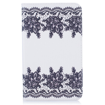 

Lace Style Embossing Classic Flip Cover with Stand Function and Credit Card Slot for SAMSUNG GALAXY Tab A 7.0 T280