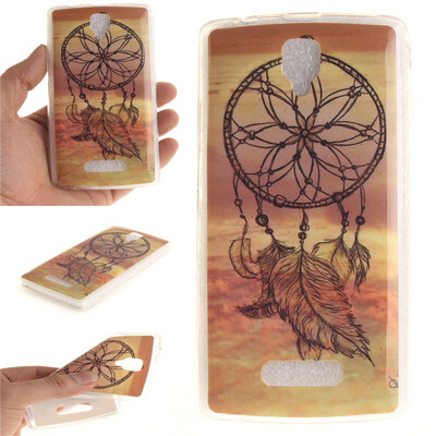 

Обложка Dreamcatcher Pattern Мягкий тонкий ТПУ резиновый силиконовый гель чехол для Lenovo A2010