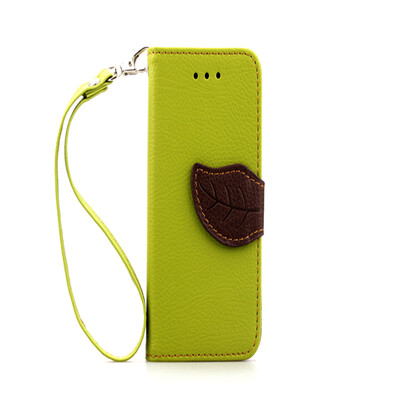 

Green Design PU Leather Flip Cover Wallet Card Holder Case for Apple iPhone 4G4S