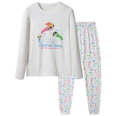 

DICI (DICI) children's suit cotton underwear suit boys and girls baby thin section of home clothing clothes clothing pajamas air conditioning clothes 2C034D0 white 150