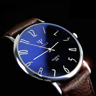 

Casual Business Belt Watch Men Couple Men & Women Needle Buckle Round Table YZL0534TH-2