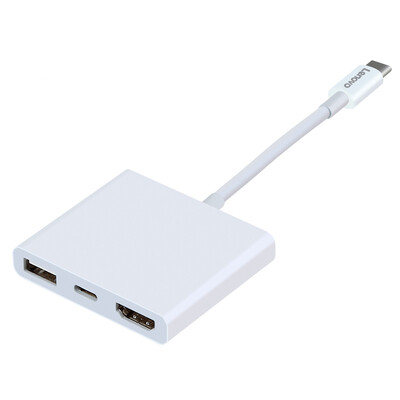 

Lenovo (Lenovo) Type-C to HDMI + USB3.0 + Type-C Hub hub adapter smart charging MacBook