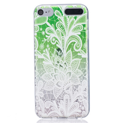 

Green gradient Pattern Soft Thin TPU Rubber Silicone Gel Case Cover for iPod Touch 5