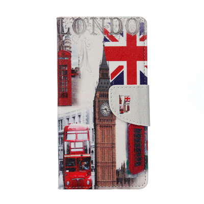 

Bell tower Design PU Leather Flip Cover Wallet Card Holder Case for Lenovo K6