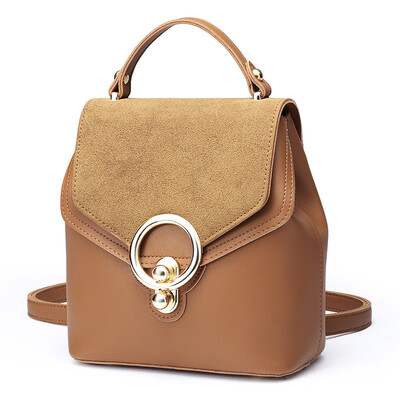 

Lady Marie Ruti Backpack Fashion Fashion Shoulder Bag Women Bag College Wind School Student Soup S070 Dark Red