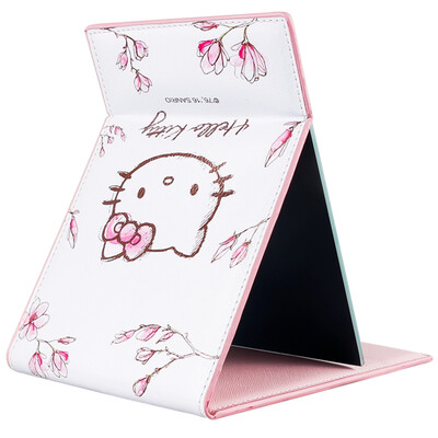 

HELLOKITTY Hello Kitty Desktop Folding Walkman Настольный стол Зеркало Команда Team Benefit Креативный подарок Подарочный подарок Romantic Sakura 1802