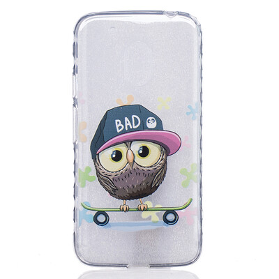 

Owl Pattern Soft Thin TPU Rubber Silicone Gel Case Cover for Moto G4/G4 Plus